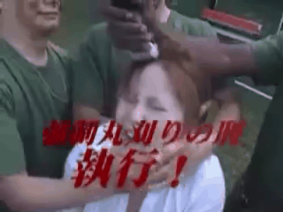 ムチギャルなるかわあいみちゃんが捕まったら犯される鬼ごっこで黒人特殊部隊に捕まってバリカンで坊主にされて泣きながら犯されるのがエロい!
